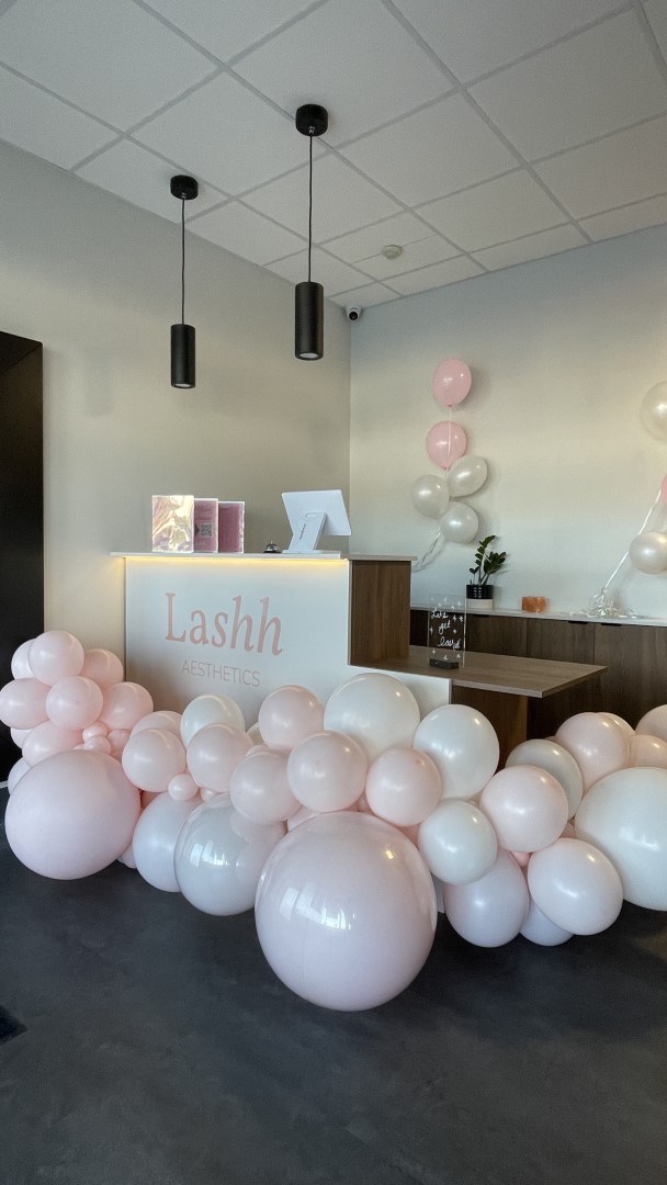 Lashh Aesthetics reception area